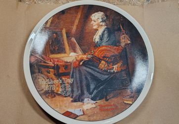 Vintage1979 Norman Rockwell Mother's Day plate "Reflections"