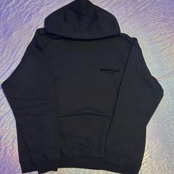 Black Essential hoodie L