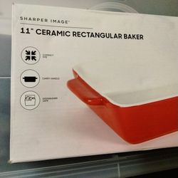 Stoneware Ceramic Oven Baker 11x6 1/2 In