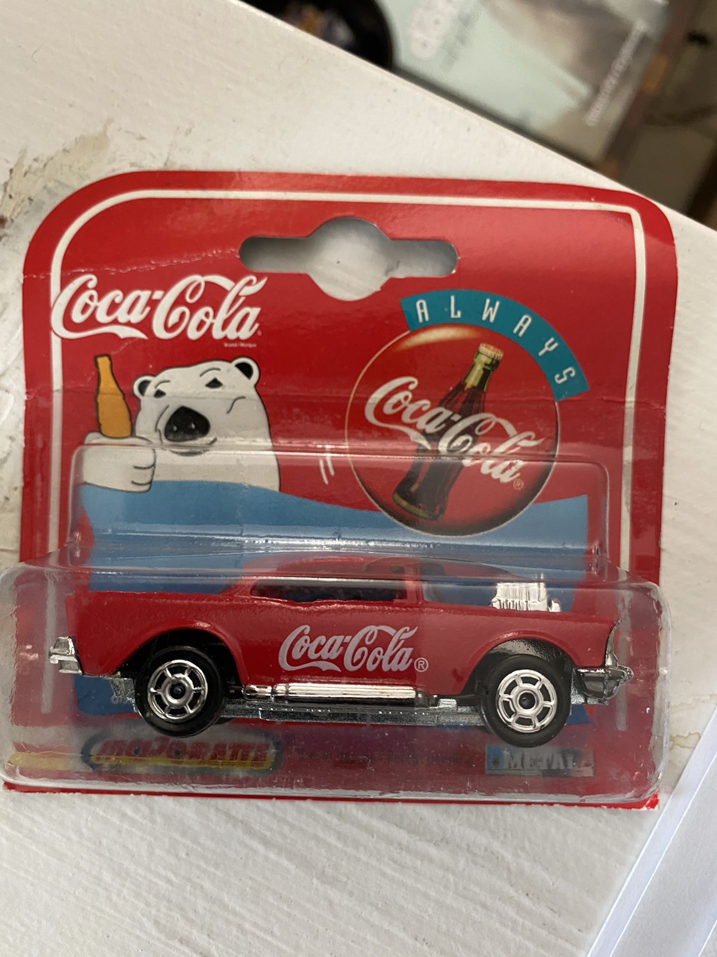 Coca Cola 57 Chevy match box car in box