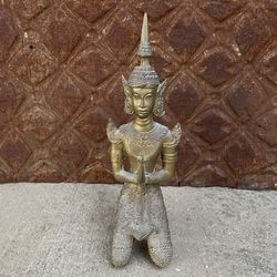 Vintage Collectible Bronze Thai Statue 