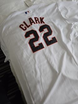 MLB Clark #22 White Baseball Jersey