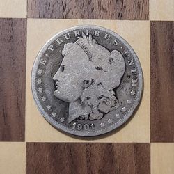1901 O Morgan Silver Dollar 90% Silver 