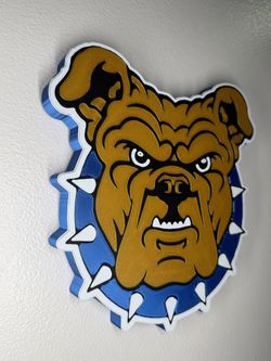 NCA&T Aggie Bulldog Wall Art | 3D Printed Wall Decor