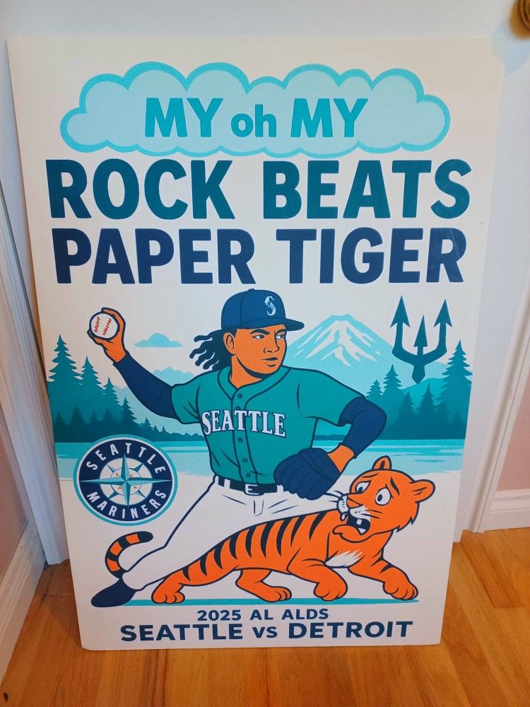 Seattle Mariners Playoff Poster