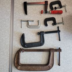 Assorted C-Clamps