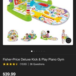 Firsher-price Deluxe Kick &play Piano Gym 