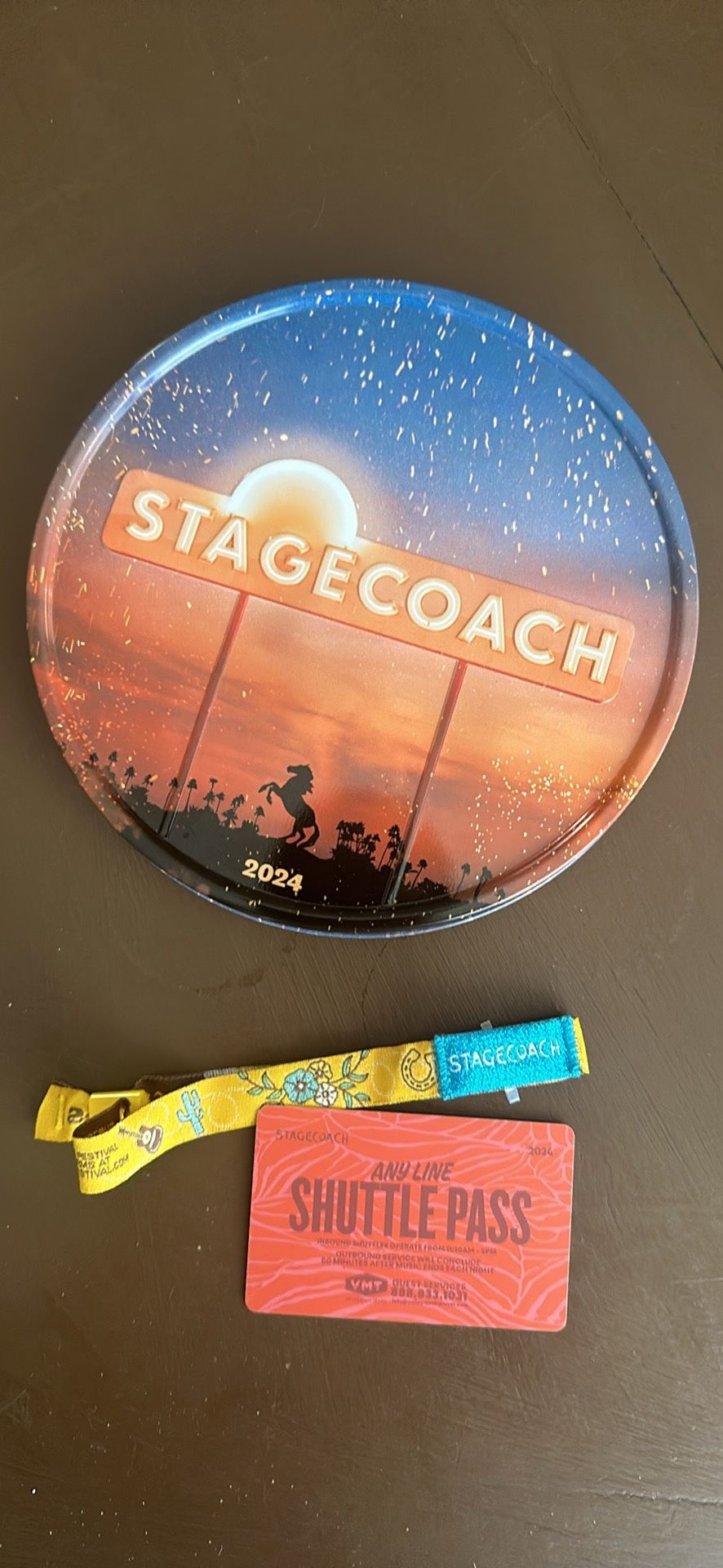 Stagecoach GA Wristband & Shuttle Pass