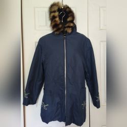 Womens Canadian Sportswear Vintage Parka Coat Jacket Made in Winnipeg Canada