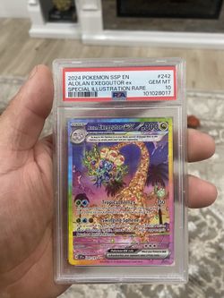 Alolan Exeggutor ex 242/191 Special Illustration Surging Sparks Pokemon PSA 10 Slab Card