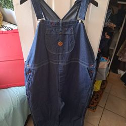 3XL Denim Overalls, 46 Waist