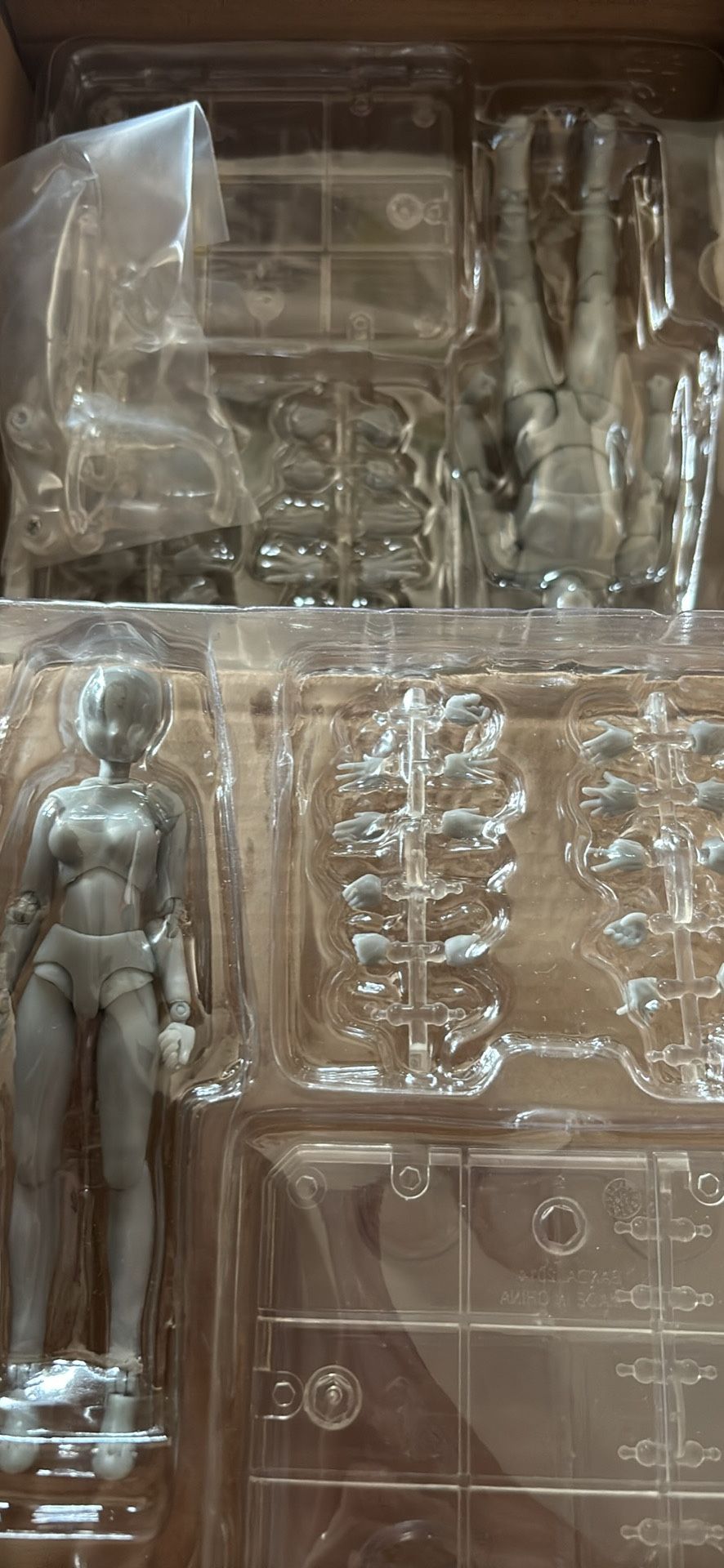 Action Figure body pvc model / drawing