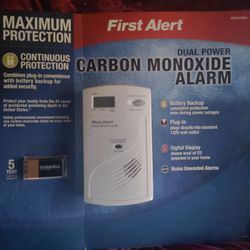 First Alert Carbon Monoxide Alarm New In Box
