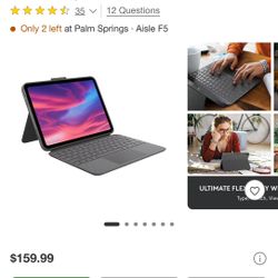 Logitech Combo Touch for iPad 10th Gen - Oxford Gray