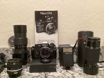 Vintage Nikon EM 35mm Camera