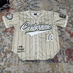 Civil Regime Striped Baseball Jersey
