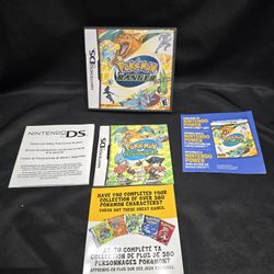 Pokemon Ranger Nintendo DS 2006 Case Manual Inserts ONLY No Game Authentic