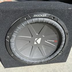 Kicker 12 inch enclosed subwoofer