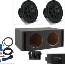 New Powerful Bass Package Kicker Cvx 12” Installed
