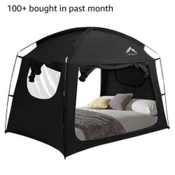 Indoor Bed Tent For Queen Size Mattress.  