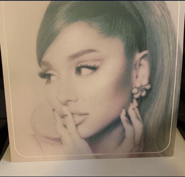 ariana grande positions target exclusive vinyl glow in the dark