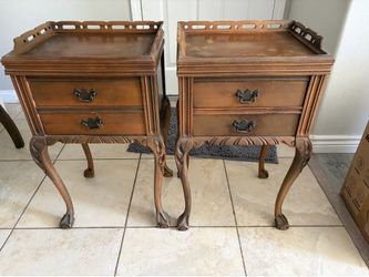Antique French Louie End Tables
