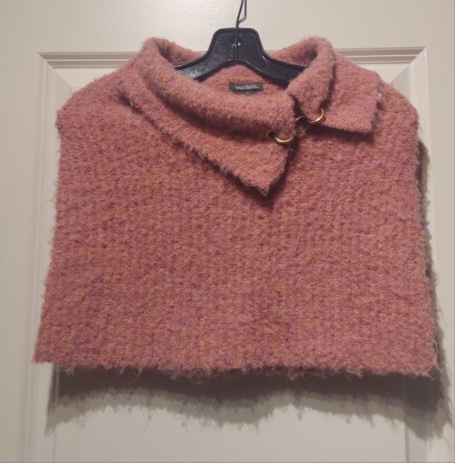 BABY PINK SHAWL COLLAR ( SIZE XSMALL )