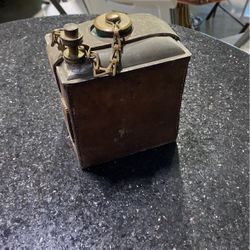 Antique Vintage Military Oil Can