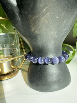 Purple Cats Eye Bracelet