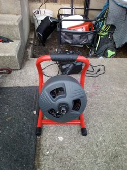 Drain Cleaner Snake With FOOT Pedal 