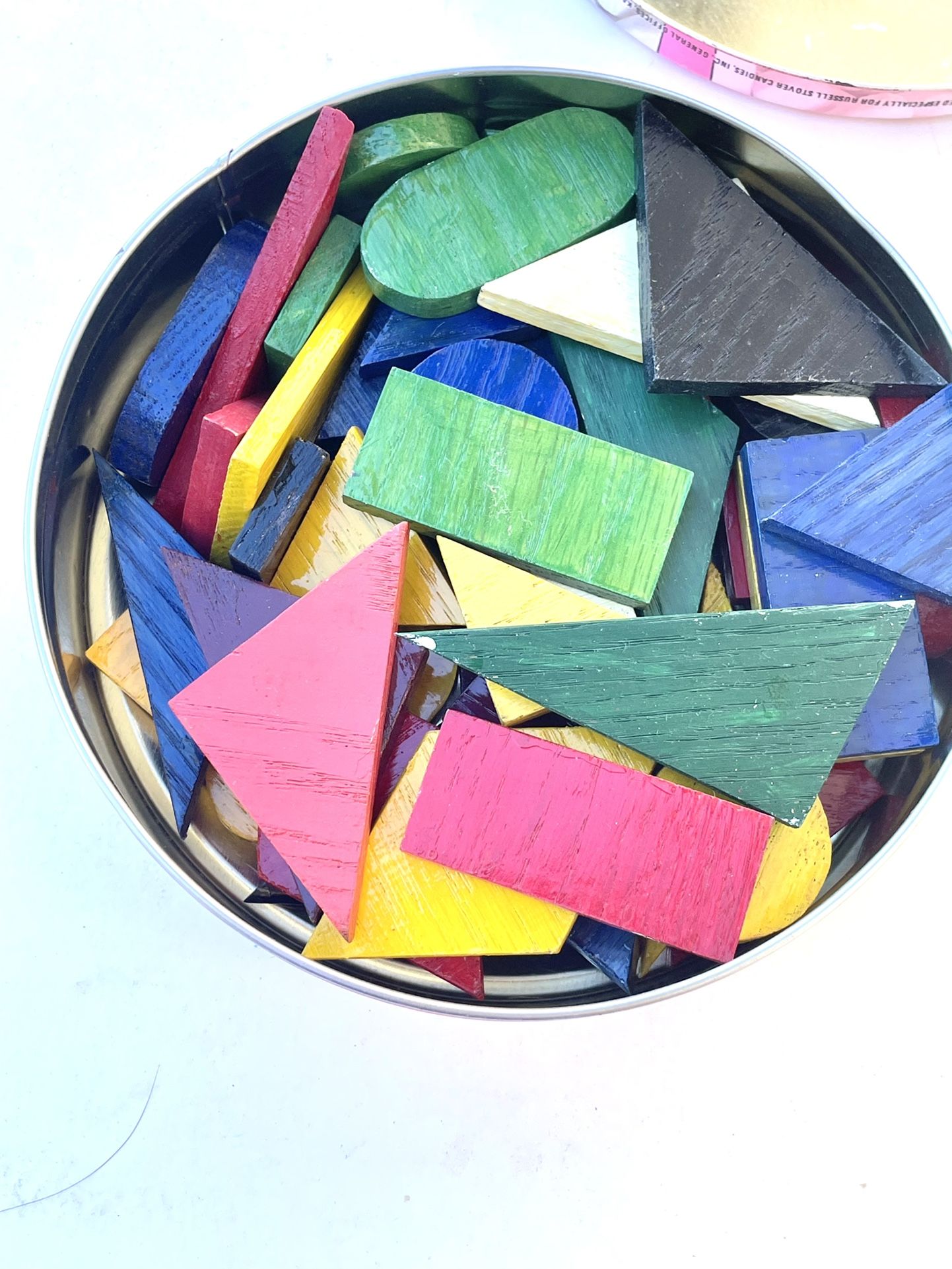 Lot Of Handmade Colored Blocks