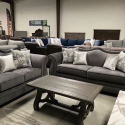 Sofa And Love Seat Set. Other Colors Available. Made In The USA! Good Quality.