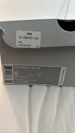 Nike Air Force 1 Mid Tops Size 8 Jordans