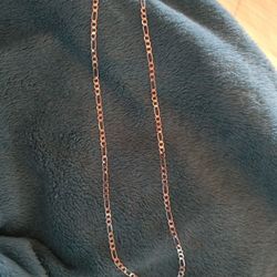 Solid 925 Sterling Silver FIGARO CHAIN Necklace Bracelet, Italian Figaro Link 