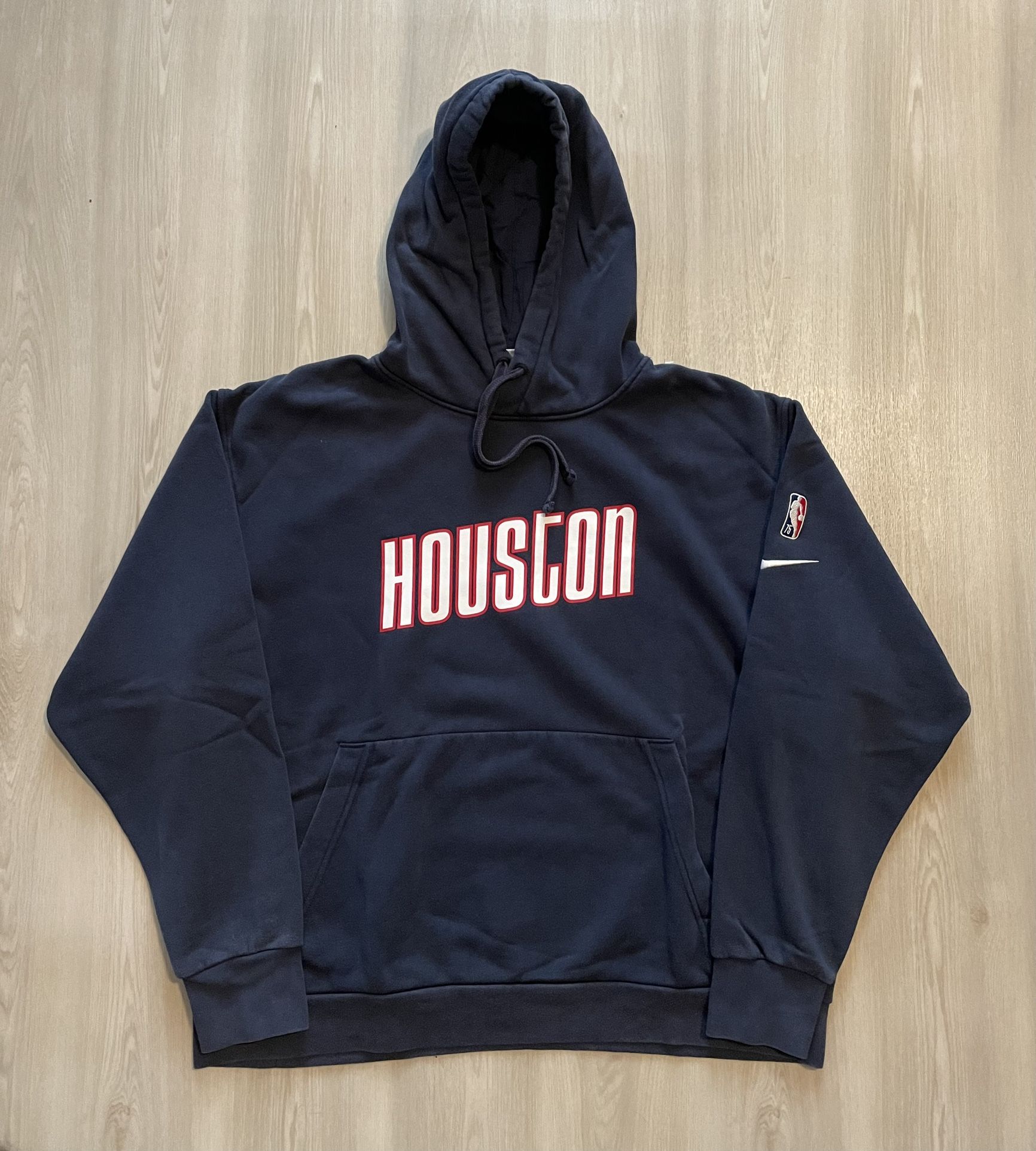 NBA 75th Anniversary Nike Courtside Hoodie Houston Rockets Spellout Mens XL