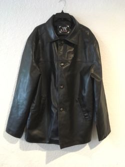 Emporio Armani faux leather jacket XL