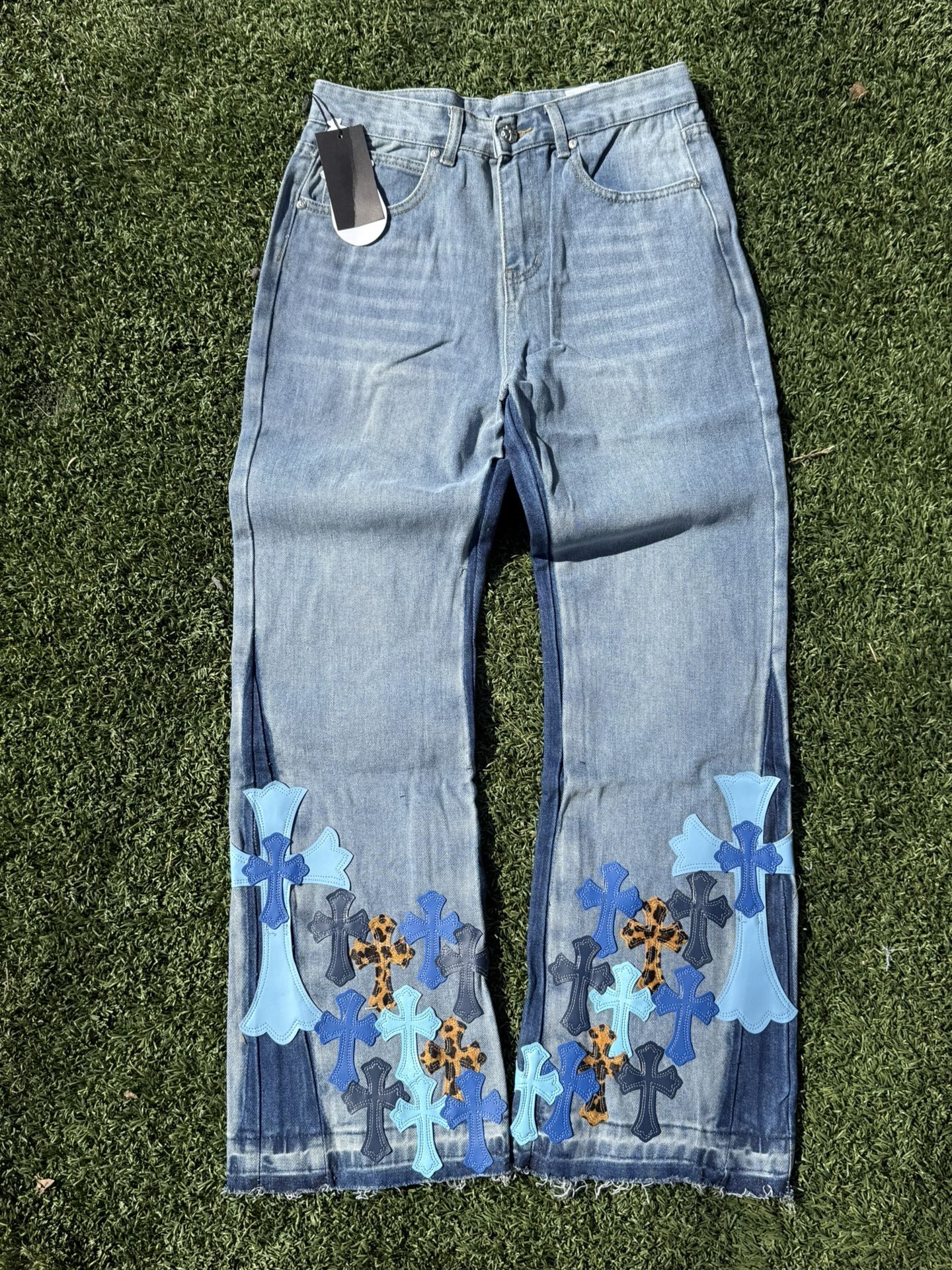 Chr0me He4rts Flared Jeans size 30