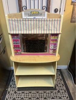 4-in-1 Wooden Role-Play Kids Fruit Stand Lemonade Stand Veterinary Hospital Vet