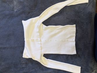 White long sleeve top for women’s size Small