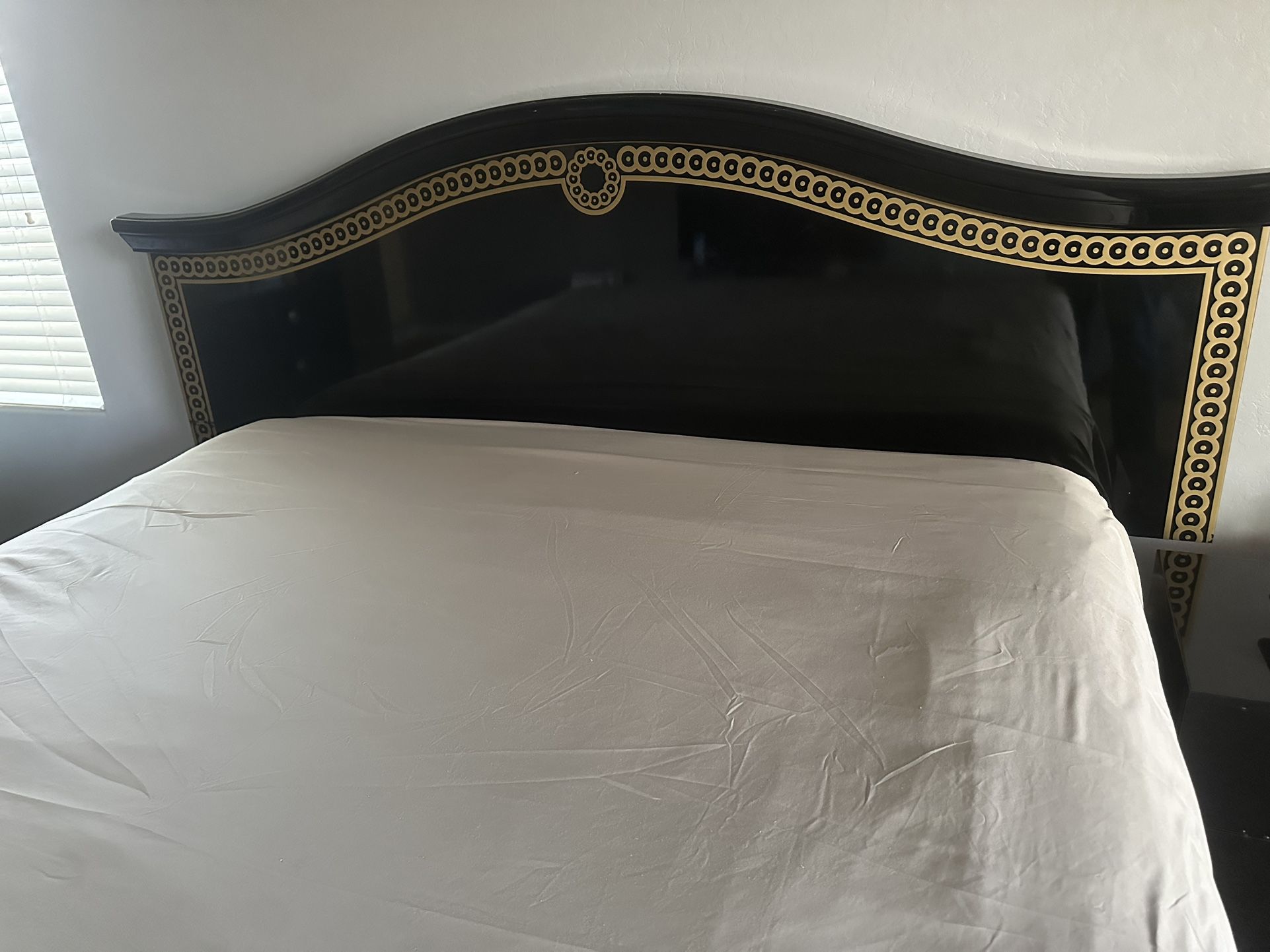 Matching headboard, bed frame for King plus Dresser with Mirror