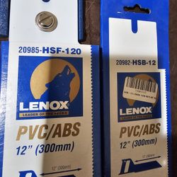 Lenox PVC 12 Inch Saw With Extra Blade 