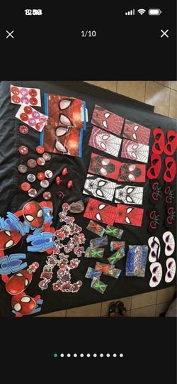 Spider-Man party supplies/ new