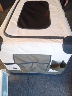 Soft-Sided Collapsible Pet Crate Carrier