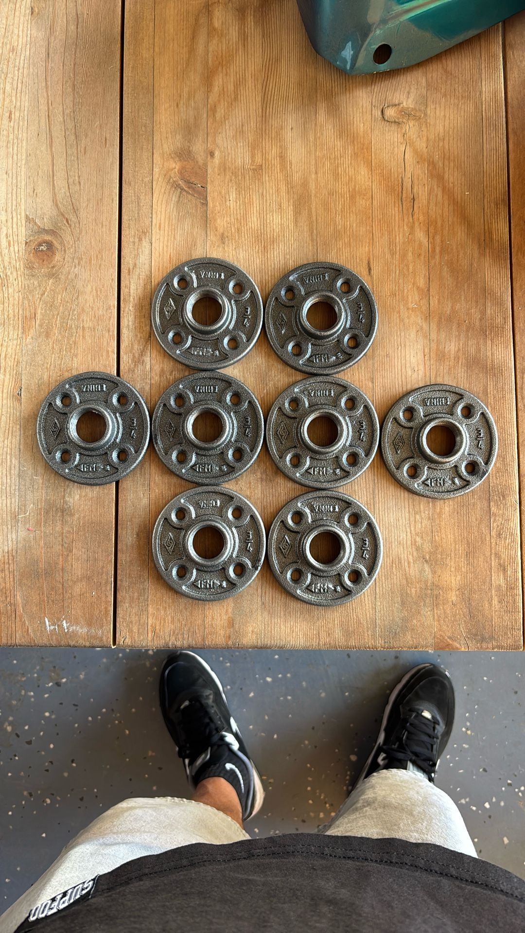 Lot Of 8 New From Home Depot 3/4” Floor Flange