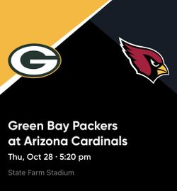 AZ Cardinals vs Greenbay