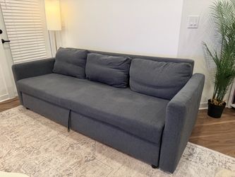 IKEA FRIHETEN Sleeper Sofa Bed w/ Storage – Dark Gray