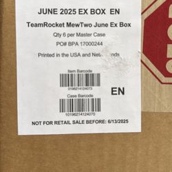 Pokemon Team Rocket's Mewtwo ex Box Case (6x Box per Case)