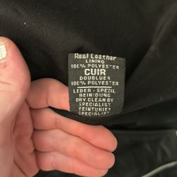 Barely Worn Leather Men’s Riding Jacket 