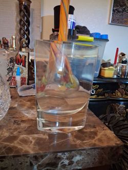 Crystal pocket vase