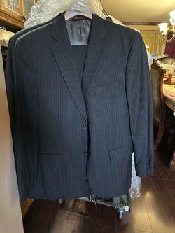 NEW 40 S SHORT GRAY SUIT JACKET PANTS  BLACK & BROWN 100% WOOL FREE DRESS SHIRT